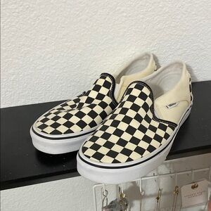 Vans Checkerboard Slip-On Sneakers